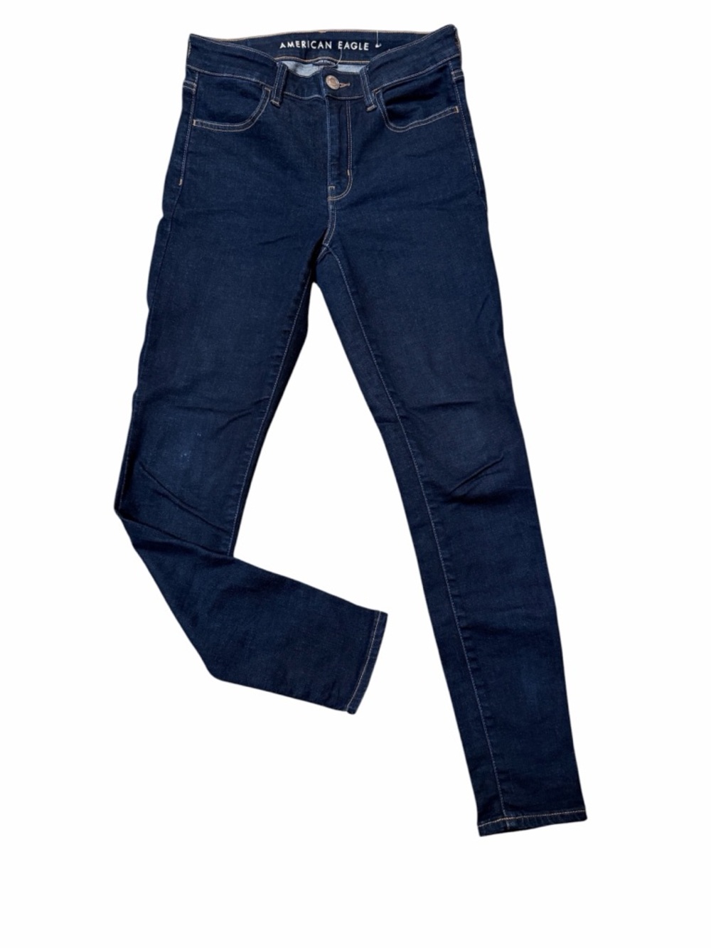 American Eagle Outfitters Women's Navy high rise jeggings Jeans